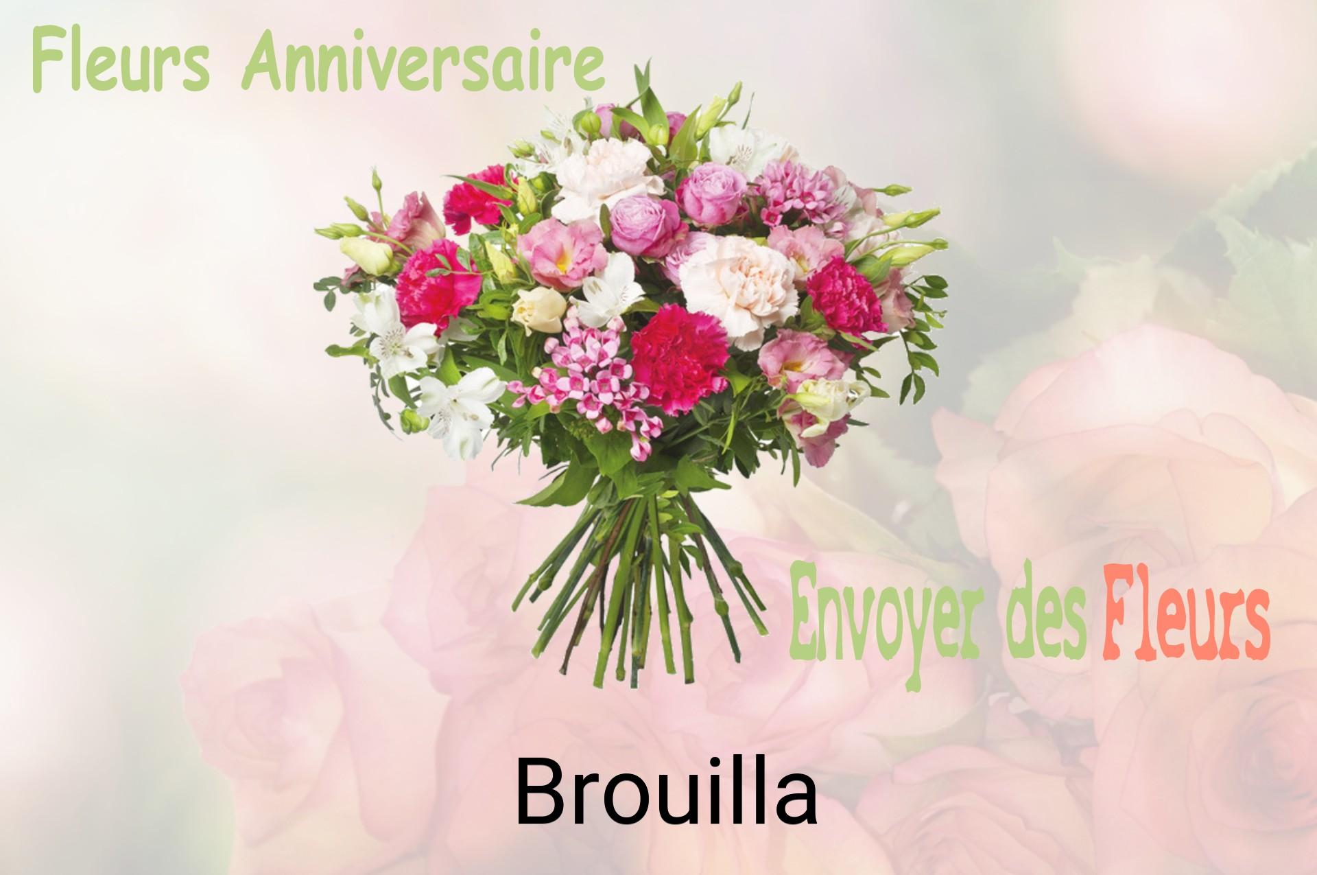 Bouquet de fleurs d’anniversaire livré à Brouilla