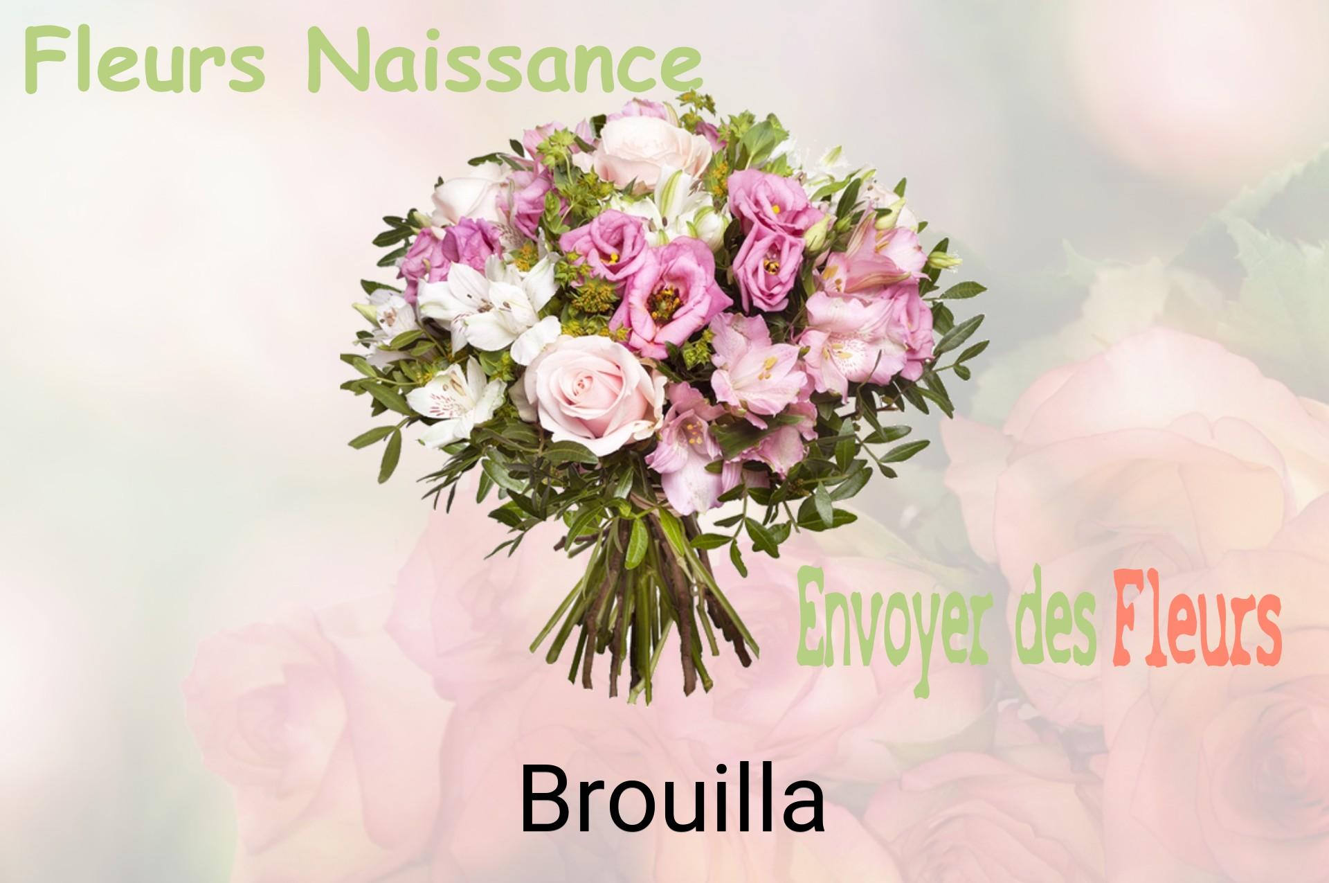 Bouquet de fleurs de naissance livré à Brouilla