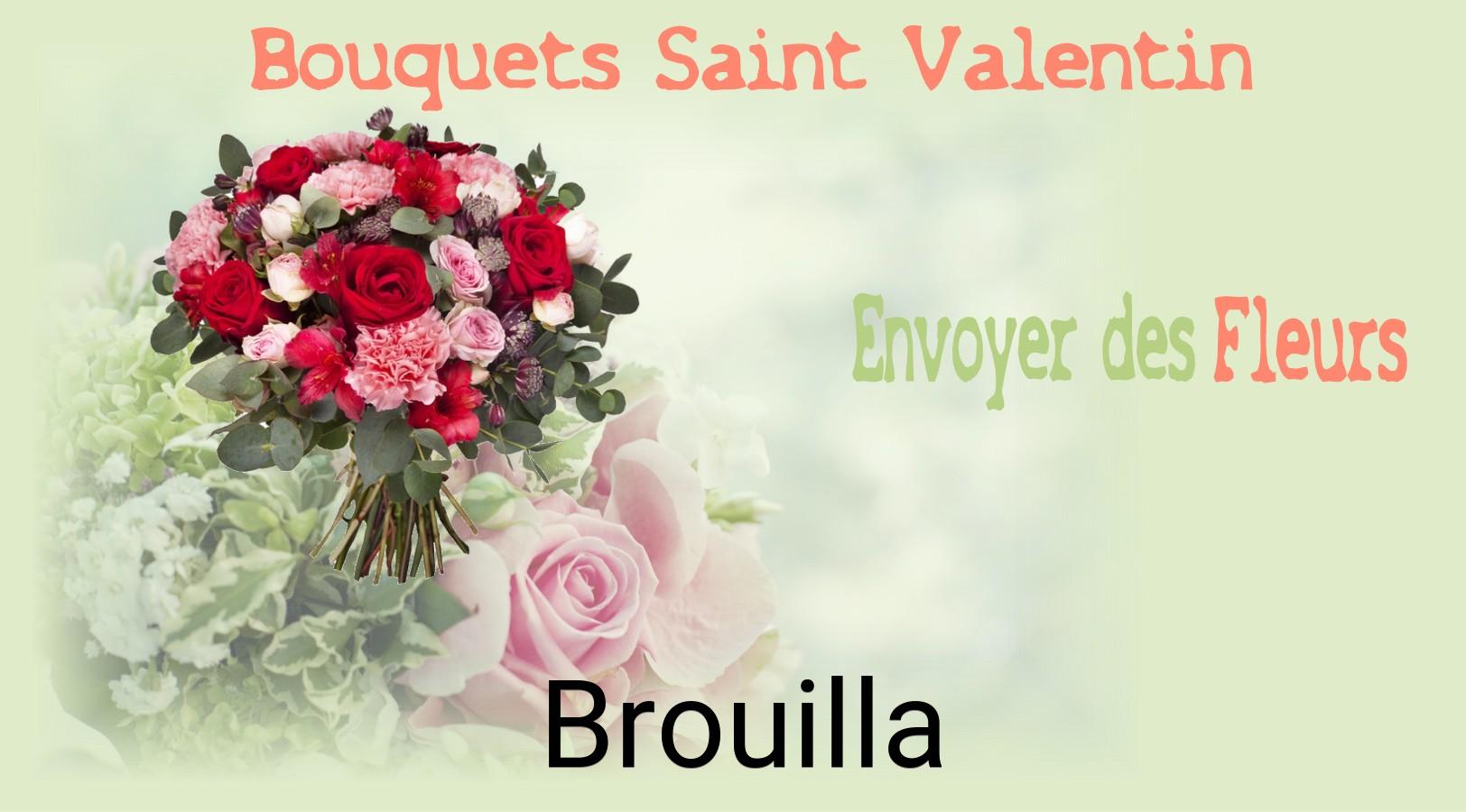 Roses de Saint-Valentin livrées à Brouilla